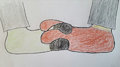 Antonio and Cascade footsie toe hugging by mepwep