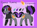 PurpleFlame Ref Sheet by PurpleFlame
