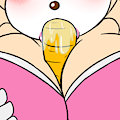 Cream Boob Squish