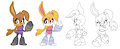 Megadrive Bunnie Rabbot by LeatherRuffian