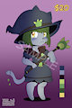 SOLD[ADOPT] Boojah the Witch Cat