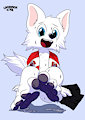 Pent's sweaty paws.