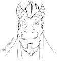 Doodle of a Smile of Emerson