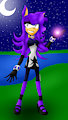 Luna the Hedgehog redesign by XxFlameTheHedgehogxX