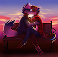 Sunset romance by WhitePhox