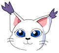 Gatomon - Face by Nullkek