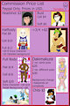 Commission Price list september [CLOSED]