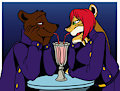Sharing a Milkshake