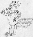 Sonic OC First Doodle by Fatfoxcoon