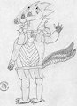 Sonic OC Doodle 7 by Fatfoxcoon