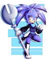 :AT: Rekka The Hedgehog by Bluukio