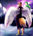 Angel fox [ Commission ] by MinhPu