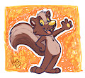 Cartoon skunk