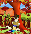 otter reading by Karissa