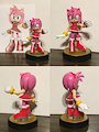 Amy Rose custom amiibo