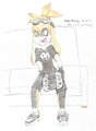 Shea715 art-trade request - Shea the Inkling boy having fun playing Splatoon 2