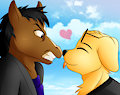 Bojack and Mr Peanutbutter