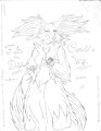 Felin the Delphox (Cancir s Gift) - Sketch
