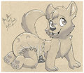Kiba Crawling by Poofy Shark