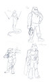 Furry Hero Sketches