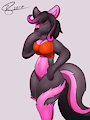 Lumise the skunk by j5furry