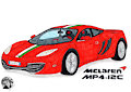 A McLaren dressed like a Ferrari