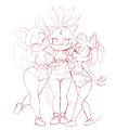 Forced Hooters sketch by BlueChika