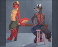 me and my love by tribalwolf