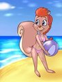 Tammy on beach by Hamsy