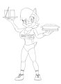 Sonic Hooters: Sally Acorn by LoneWolf23k
