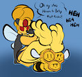Bee tickles~ by 1upGobbo