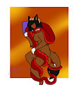 Sleepy Coils by MizuSilverwolf