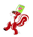 Inflatable EricSkunk by Artificialmonster
