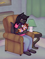 [C] Cake and Daddy by UniaMoon
