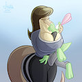 Under the sweatshirt by JAMEArts