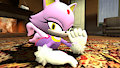 Cute Blaze the cat pose by mepwep