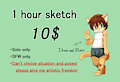 Commission sheet in October