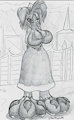 The Black Queen of Hearts - sketch