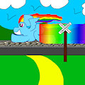 Rainbow Dash Train (Redrawn)
