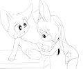 Free Rafle art ! Anita and Naoki by MorisKandos