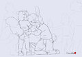 Wolfie's Sep. Stream - "Right here in public?" by ChocolateKitsune