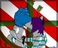 Warm cheer under the mistletoe <3~ by xfurryx