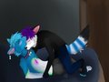 Neck nibbles on Vday <3 by xfurryx