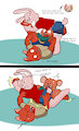 Legs spread revenge