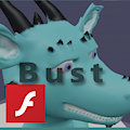 Dragon bust by Kolossal