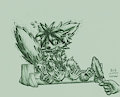 Inktober Day 07 - Shy Introduction [+Story] by BlueCactus