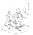 Sand King by Shelzie (from tumblr) by mk1994