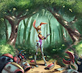 Stay outta the forest!