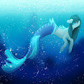[oc] Sapphire Blue + speedpaint by ACIDTheAD