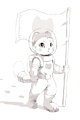 The astronaut